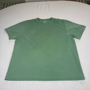 L.L.Bean Traditional Fit XL REG Green Cotton Crew Neck T Shirt Men